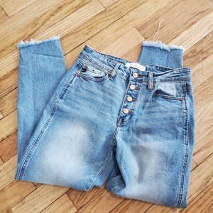 Eve High Rise Mom Jeans